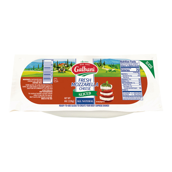 Galbani Fresh Mozzarella Mini Sliced Log