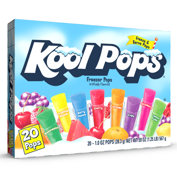 Kool Pops Freezer Bars Assorted 20ct Same-Day Delivery | Dollar Tree
