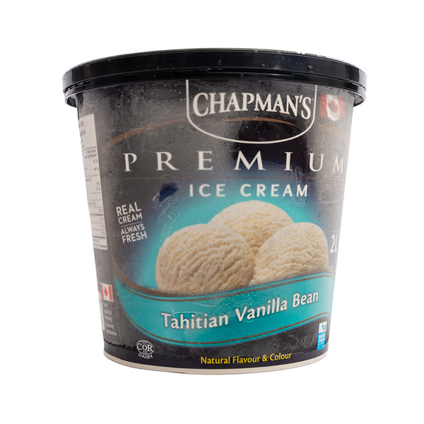 Chapman's Vanilla Premium Tahitian Ice Cream Same-Day Delivery