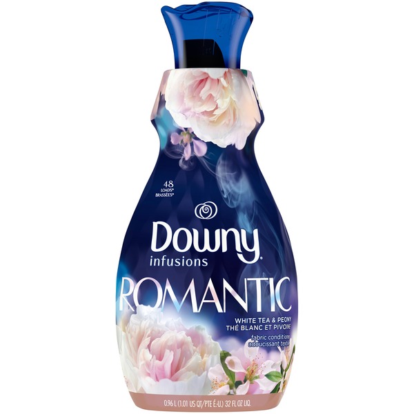 Downy Liquid Fabric Softener, White Tea & Peony (32 oz) Instacart
