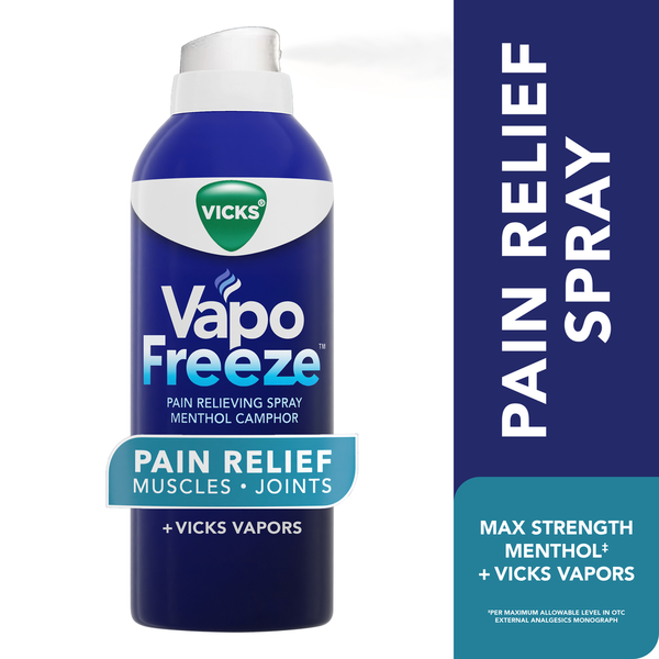 Vicks VapoFreeze Topical Pain Spray, Muscle and Joint Pain Same