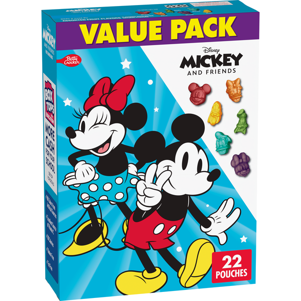 Betty Crocker Disney Mickey and Friends Gluten Free Fruit Flavored
