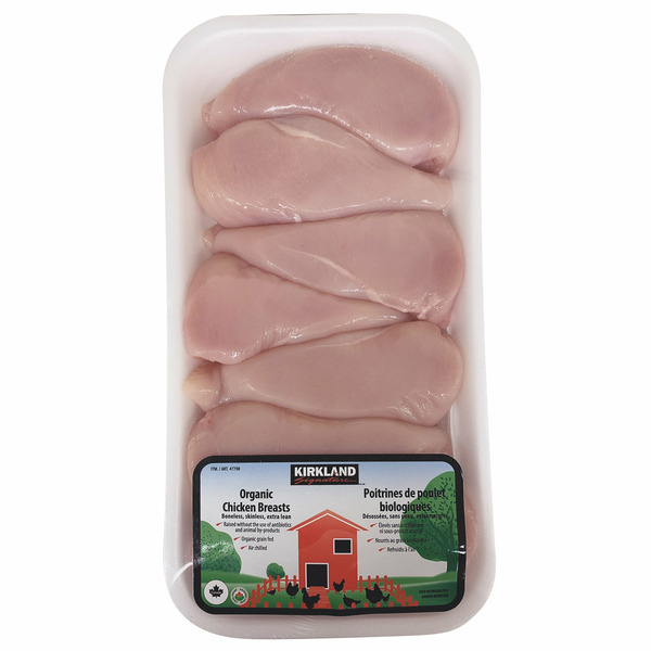 Kirkland Signature Organic Boneless & Skinless Chicken Breasts