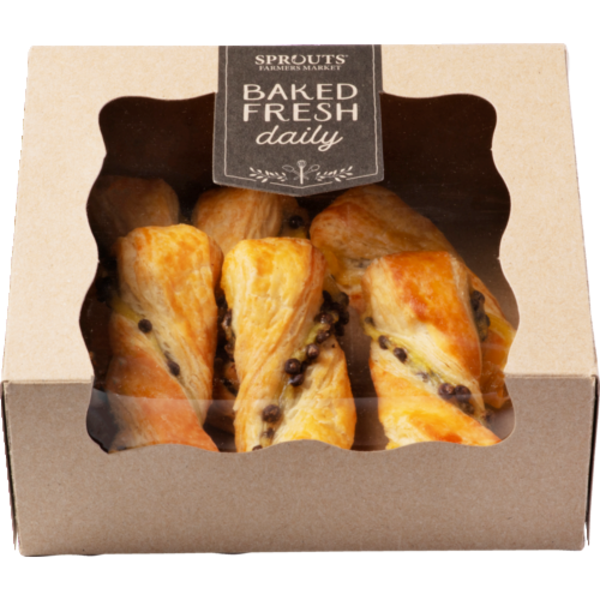 Sprouts Mini Chocolate Custard Twists 6 Pack