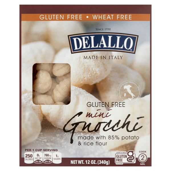 DeLallo Gnocchi, Gluten Free, Mini Same-Day Delivery or Pickup