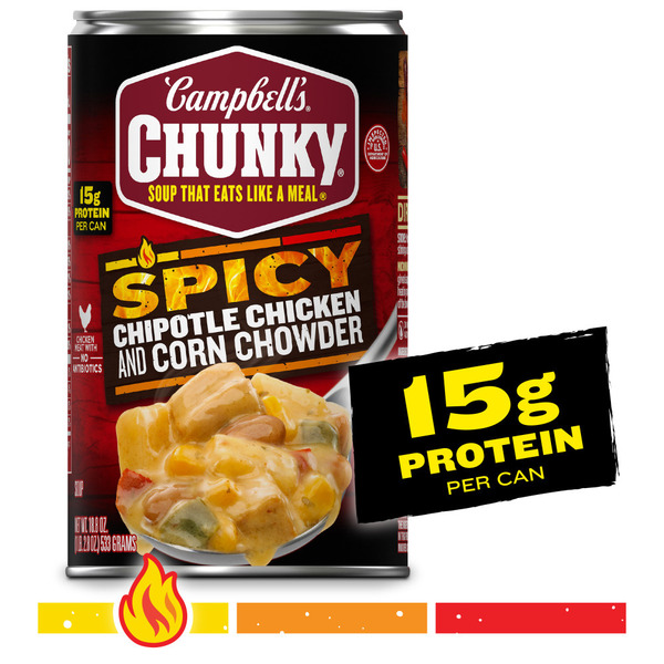 Campbell's Spicy Chipotle Chicken Corn Chowder Soup Same-Day