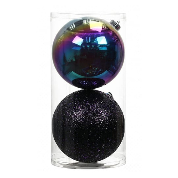 Ashland Purple Iridescent Shatterproof Ball Ornaments