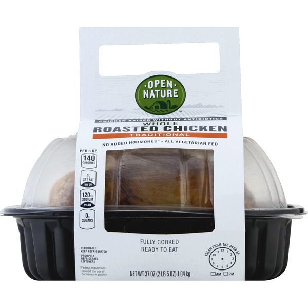 Open Nature Chicken, Whole Roasted, Traditional