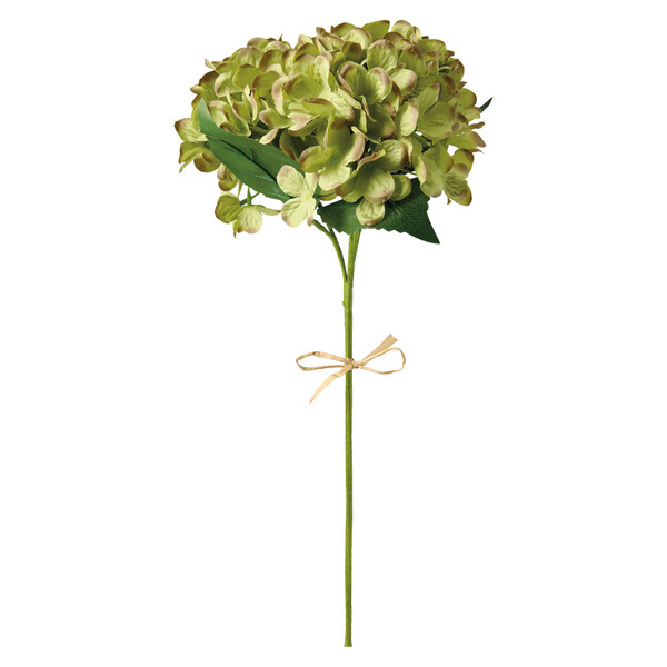 KIRKTON HOUSE Faux Floral Stem - Green Hydrangea Same-Day Delivery