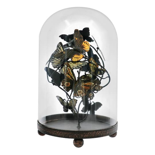 Ashland Butterfly Cloche Tabletop Decor