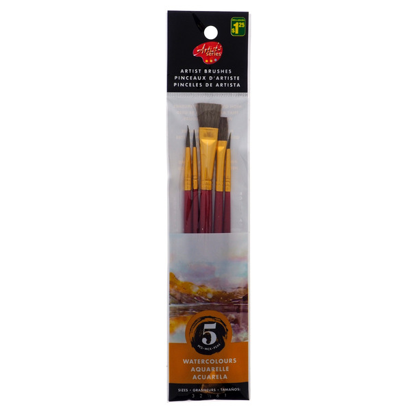 Artist'S Series Artist Paint Brush Set, 5 Pack Same-Day Delivery
