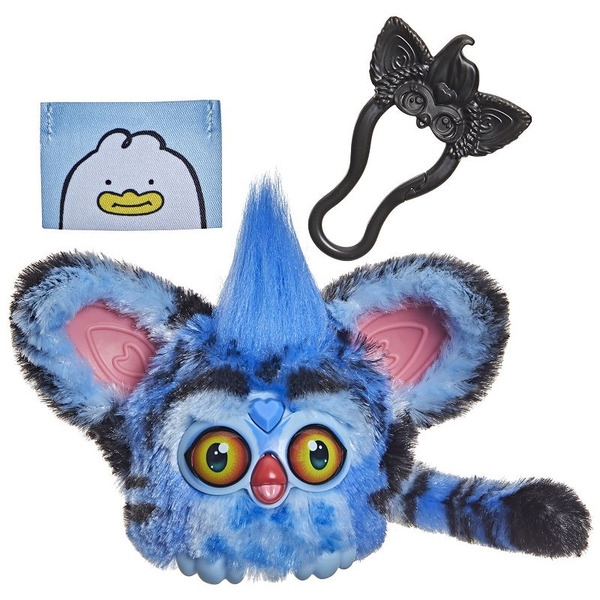 Furby Furblets KPop Demon Hunters Derpy Tiger Mini Electronic Plush Toy