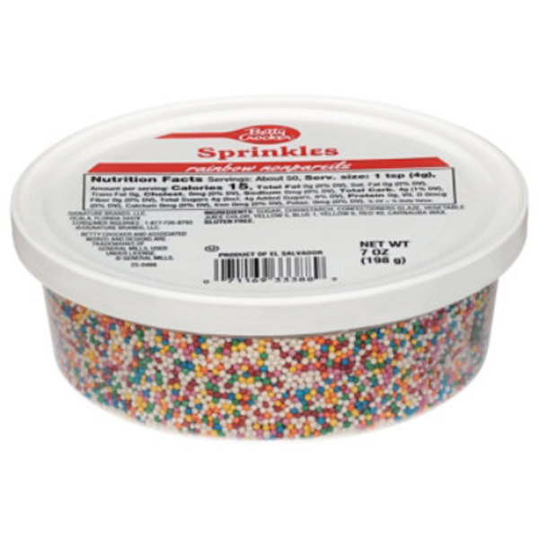 Betty Crocker Sprinkles, Rainbow Nonpareils