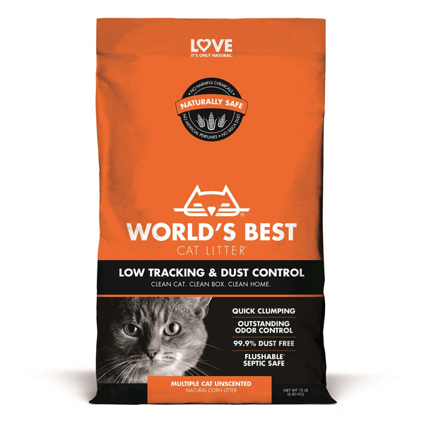 World's Best Cat Litter Low Tracking & Dust Control