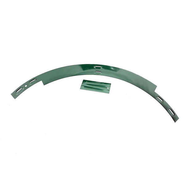 Vigoro 3-3/4 Ft. Green Steel Tree Ring Edging Section
