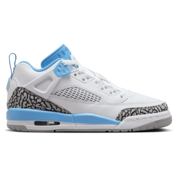 Nike Kids' Grade School Spizike Low Medium Width Shoes, Size 4.5 - White & Blue