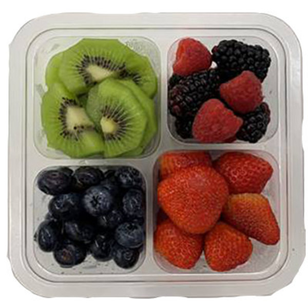 Grab & Go Mixed Berries & Kiwi Snack Tray