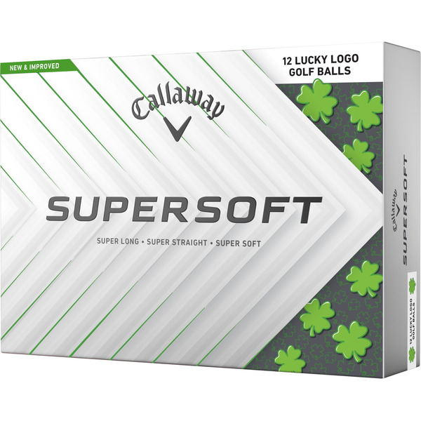 Callaway 2025 Supersoft Lucky Golf Balls - White