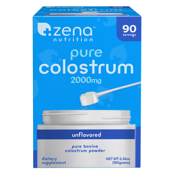 Zena Nutrition Pure Colostrum, 2000 mg