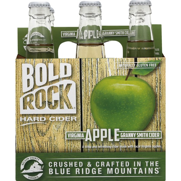 Bold Rock Hard Cider, Virginia Apple, Granny Smith (12 fl oz) Instacart