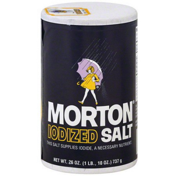 Morton - Iodized Salt - 24/26 oz