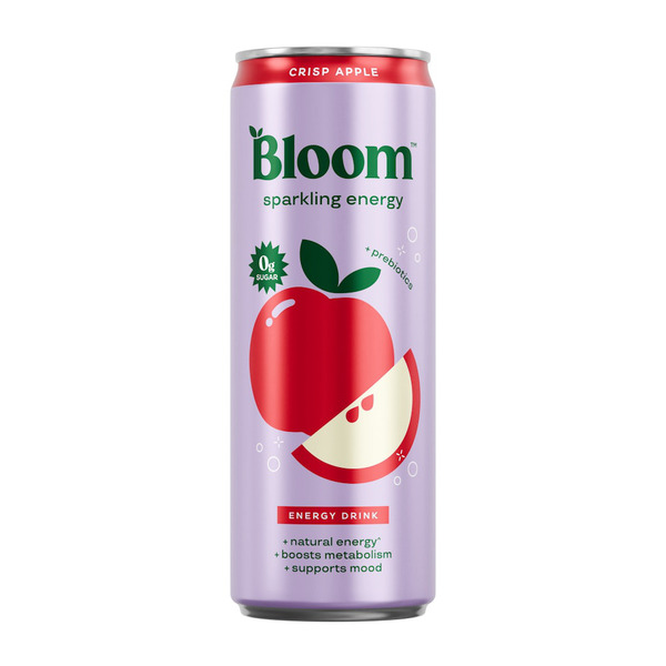 Bloom Sparkling Energy, Crisp Apple