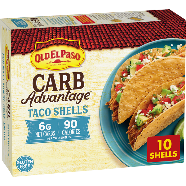 Old El Paso Carb Advantage Gluten Free Crunchy Taco Shells