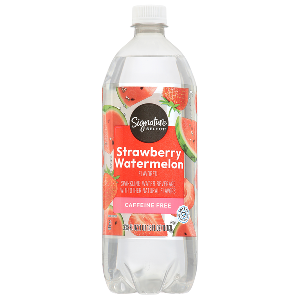 Signature SELECT Sparkling Water Beverage, Strawberry Watermelon