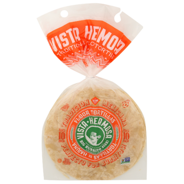 Vista Hermosa 10 Inch Flour Tortillas 6 Count