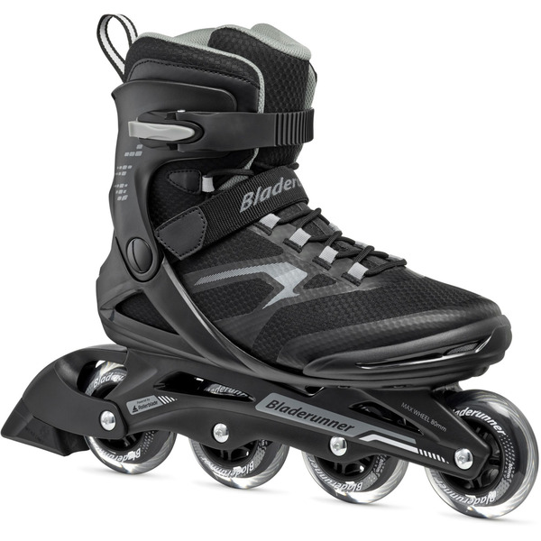 Rollerblade Men's Advantage Pro XT Fitness Inline Skates, Size 12.0 - Black/Silver