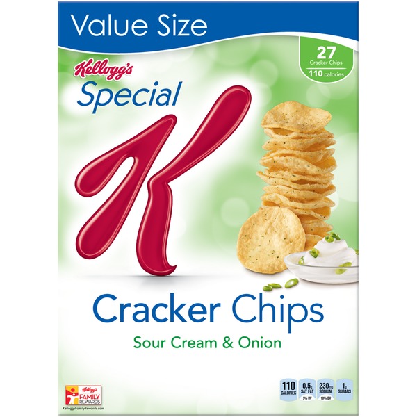 Kellogg's Special K Sour Cream & Onion Cracker Chips (6 oz) Instacart
