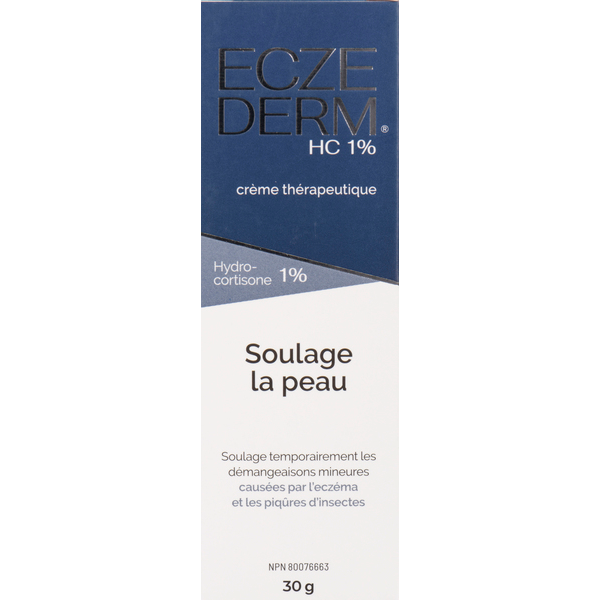 Eczederm 1% Hydrocortisone Anti-Pruritic Anti-Itch Skin Cream Same