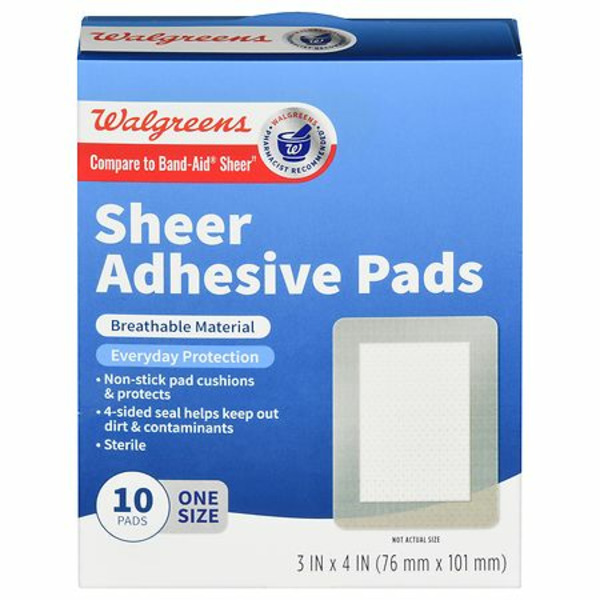 Walgreens Walgreens Sheer Adhesive Pads SameDay Delivery Instacart