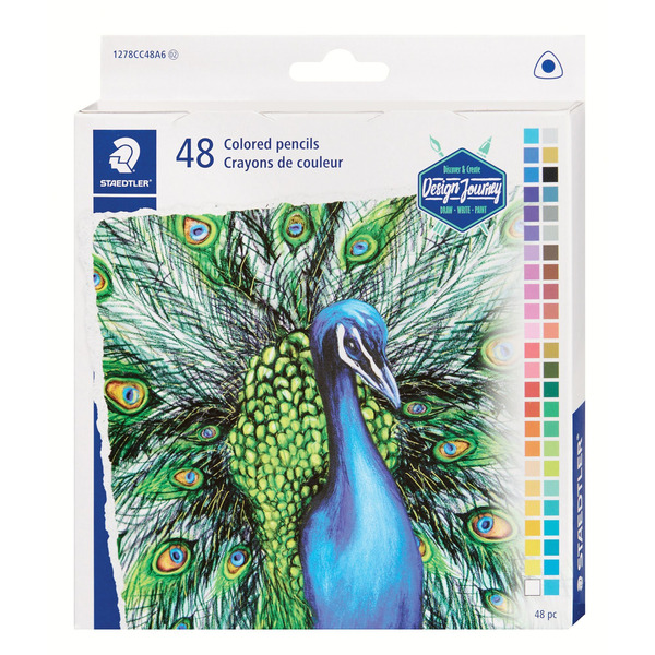 STAEDTLER Triangular Colored Pencils, Assorted Colors