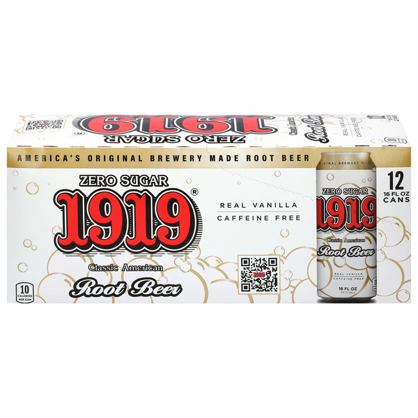 1919 Zero Sugar Classic American Real Vanilla Root Beer Same-Day