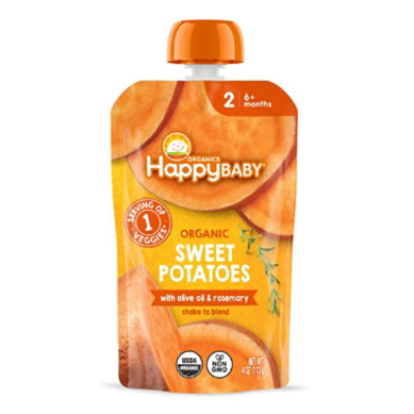 Happy Baby Organics Organic Sweet Potatoes with Olive Oil + Rosemary