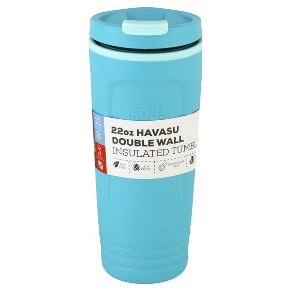 Igloo Tumbler, Havasu, Insulated, 22 oz, Aqua (1 each) Instacart