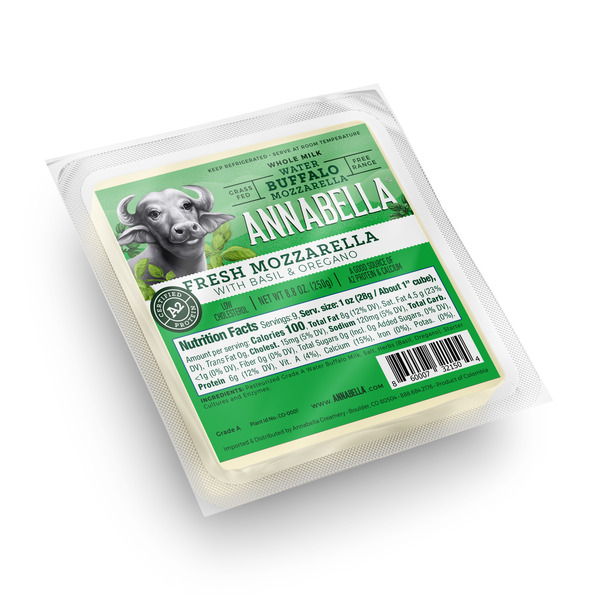 Annabella Herb Buffalo Mozzarella (Basil & Oregano)
