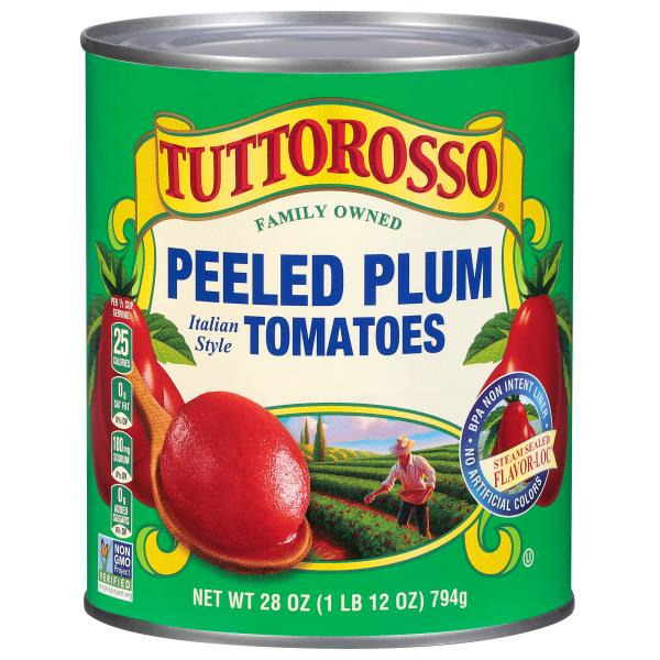Tuttorosso Peeled Plum Italian Style Tomatoes Same-Day Delivery or