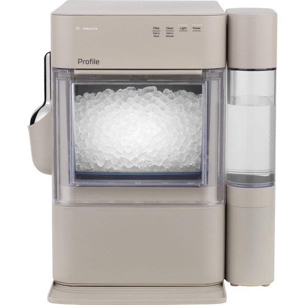 GE Profile Opal 2.0 Ultra Nugget Ice Maker with Side Tank & Scale Inhibiting Filter - Sandstone