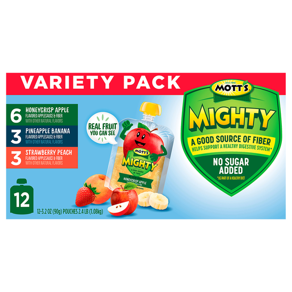 Mott's Snacks, Honeycrisp Apple, Pineapple Banana, Strawberry Peach, Variety Pack