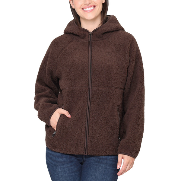 Sierra Designs Women's Full Zip Sherpa Jacket, X-Small