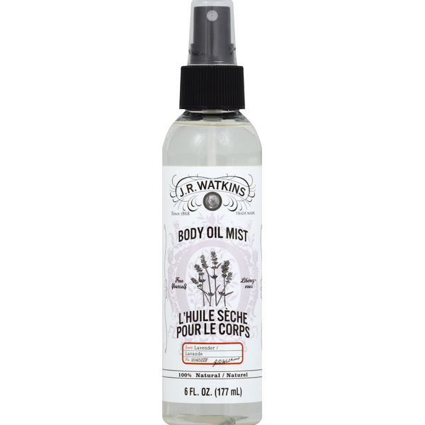 J.R. Watkins Body Oil Mist, Lavender Scent (6 oz) Instacart