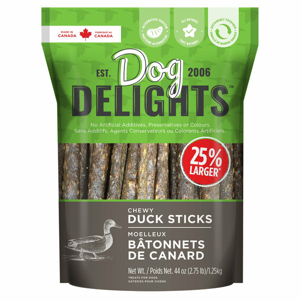 Dog Delights Chewy Duck Sticks