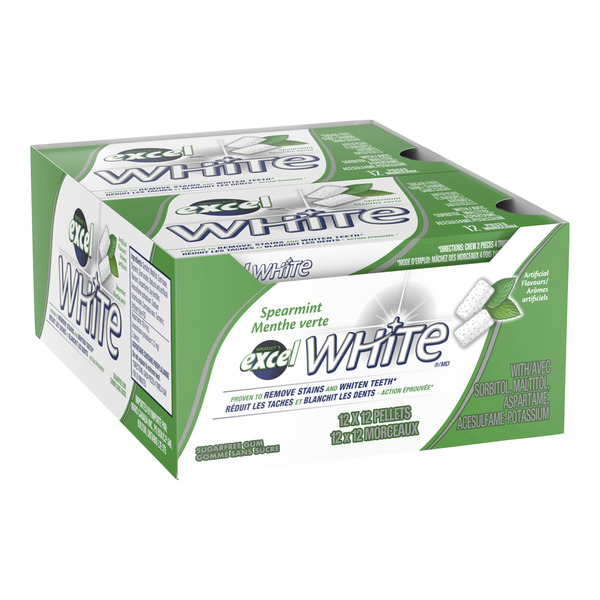 Excel Sugar Free Spearmint Gum (Case)