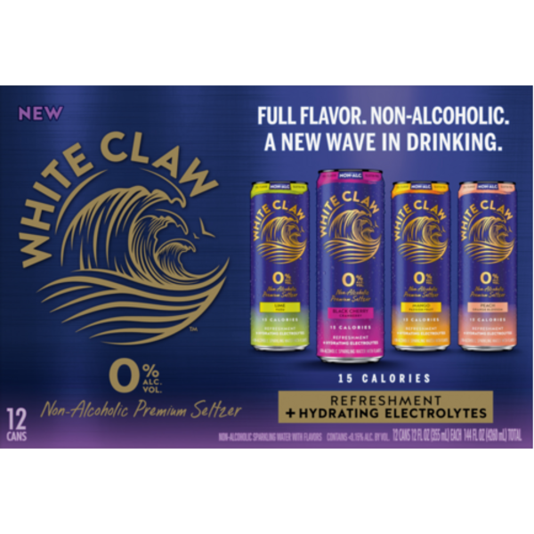 White Claw 0.0 Variety 12 Pack Cans