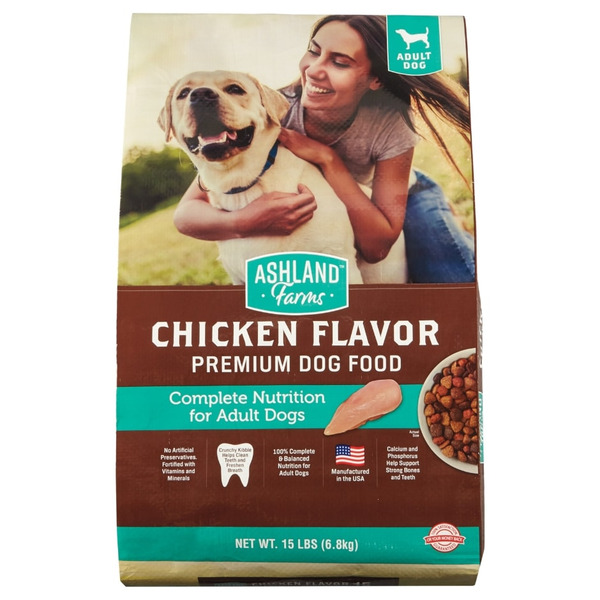 Ashland Farms Chicken Flavor Adult Premium Dog Food Same-Day