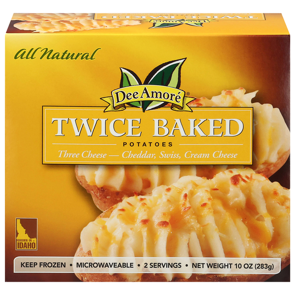 MANN TWICE BAKED 送料 Dee Amore Twice Baked Three Cheese Potatoes Same-Day Delivery or