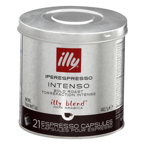 Illy Coffee, Illy Blend, Bold Roast, Espresso Capsules (21 each) Instacart