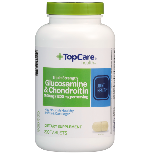Top Care Triple Strength Glucosamine 1500 Mg & Chondroitin 1200 Mg May